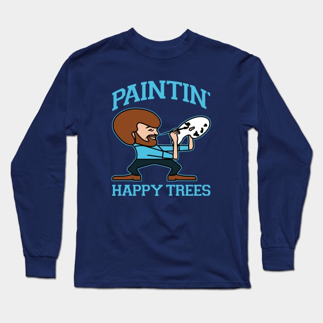 Paintin' smiles Long Sleeve T-Shirt by ntesign